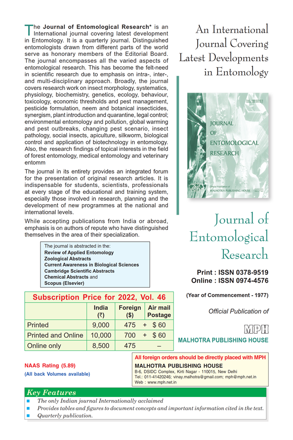Journal of Entomological Research